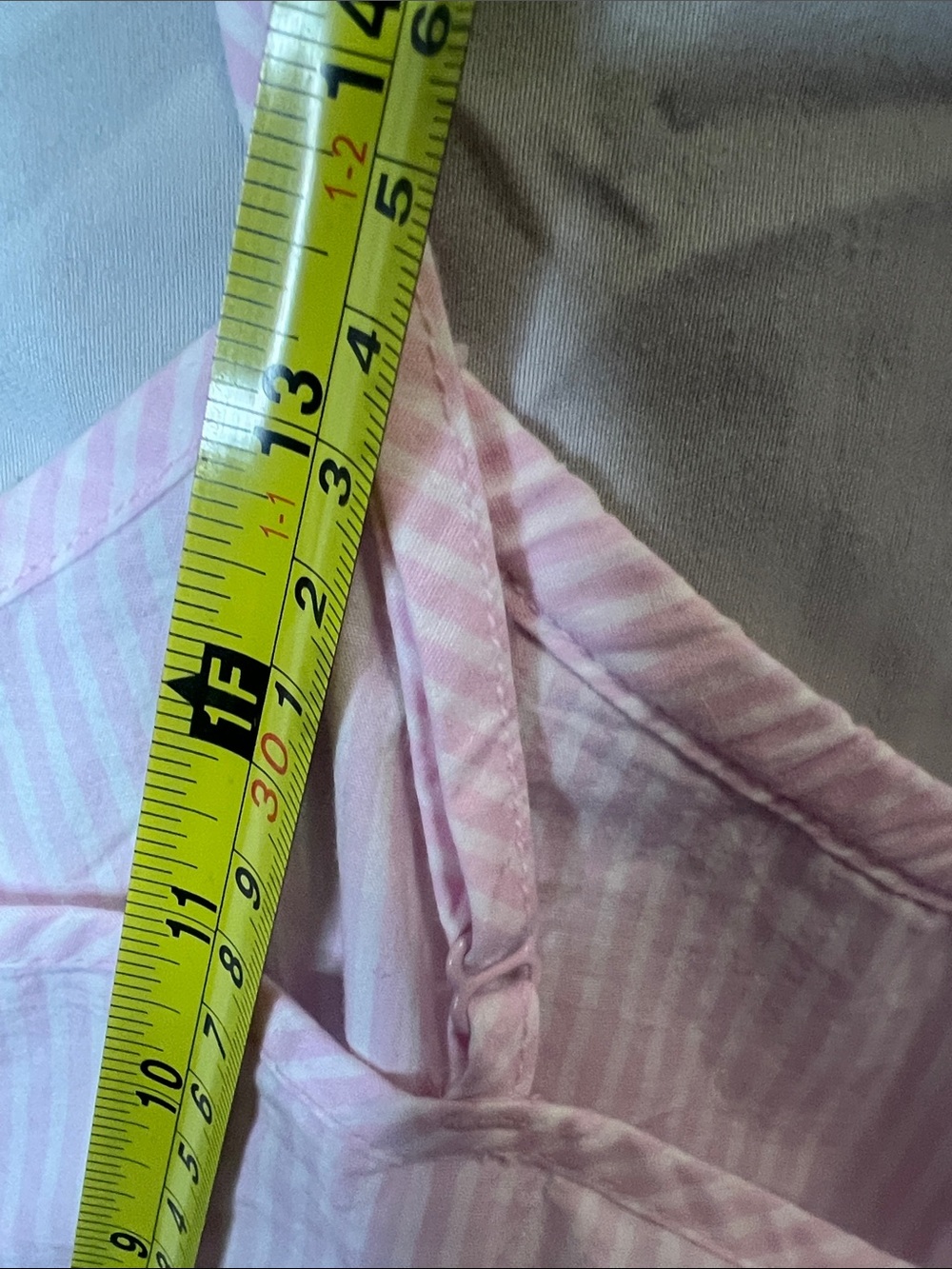 Skims Pink and White Striped Button-Front Shirt. - Picture 10 of 13